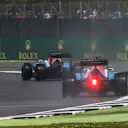 Pascal Wehrlein (GER) Manor Racing MRT05 and Rio Haryanto (IDN) Manor Racing MRT05 at Formula One World Championship, Rd10, British Grand Prix, Race, Silverstone, England, Sunday 10 July 2016. © Sutton Images