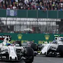 Valtteri Bottas (FIN) Williams FW38 and Felipe Massa (BRA) Williams FW38 at Formula One World Championship, Rd10, British Grand Prix, Race, Silverstone, England, Sunday 10 July 2016. © Sutton Images