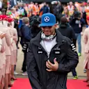 Lewis Hamilton (GBR) Mercedes AMG F1 on the drivers parade at Formula One World Championship, Rd10, British Grand Prix, Race, Silverstone, England, Sunday 10 July 2016. © Sutton Images