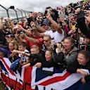 Fans at Formula One World Championship, Rd10, British Grand Prix, Race, Silverstone, England, Sunday 10 July 2016. © Sutton Images