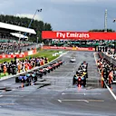 Grid at Formula One World Championship, Rd10, British Grand Prix, Race, Silverstone, England, Sunday 10 July 2016. © Sutton Images