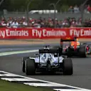 Max Verstappen (NED) Red Bull Racing RB12 and Nico Rosberg (GER) Mercedes-Benz F1 W07 Hybrid at Formula One World Championship, Rd10, British Grand Prix, Race, Silverstone, England, Sunday 10 July 2016. © Sutton Images