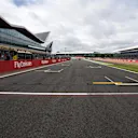 Main straight / track view at Formula One World Championship, Rd10, British Grand Prix, Preparations, Silverstone, England, Thursday 7 July 2016. © Sutton Images
