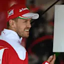 Sebastian Vettel (GER) Ferrari at Formula One World Championship, Rd10, British Grand Prix, Preparations, Silverstone, England, Thursday 7 July 2016. © Sutton Images