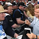 Nico Rosberg (GER) Mercedes AMG F1 at the fans autograph session at Formula One World Championship, Rd10, British Grand Prix, Preparations, Silverstone, England, Thursday 7 July 2016. © Sutton Images