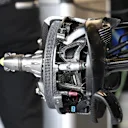 Mercedes-Benz F1 W07 Hybrid front brake and wheel hub detail at Formula One World Championship, Rd10, British Grand Prix, Preparations, Silverstone, England, Thursday 7 July 2016. © Sutton Images
