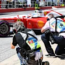 Kimi Raikkonen (FIN) Ferrari SF16-H and photographers at Formula One World Championship, Rd7, Canadian Grand Prix, Practice, Montreal, Canada, Friday 10 June 2016. © Sutton Images