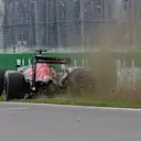 Carlos Sainz (ESP) Scuderia Toro Rosso STR11 crashes at Formula One World Championship, Rd7, Canadian Grand Prix, Qualifying, Montreal, Canada, Saturday 11 June 2016. © Sutton Images