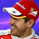 Sebastian Vettel (GER) Ferrari in the Press Conference at Formula One World Championship, Rd7, Canadian Grand Prix, Qualifying, Montreal, Canada, Saturday 11 June 2016. © Sutton Images