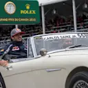 Carlos Sainz (ESP) Scuderia Toro Rosso on the drivers parade at Formula One World Championship, Rd7, Canadian Grand Prix, Race, Montreal, Canada, Sunday 12 June 2016. © Sutton Images