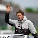 Romain Grosjean (FRA) Haas F1 on the drivers parade at Formula One World Championship, Rd7, Canadian Grand Prix, Race, Montreal, Canada, Sunday 12 June 2016. © Sutton Images