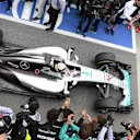 Race winner Lewis Hamilton (GBR) Mercedes-Benz F1 W07 Hybrid in parc ferme at Formula One World Championship, Rd7, Canadian Grand Prix, Race, Montreal, Canada, Sunday 12 June 2016. © Sutton Images