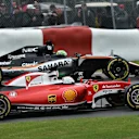 Sebastian Vettel (GER) Ferrari SF16-H and Sergio Perez (MEX) Force India VJM09 battle at Formula One World Championship, Rd7, Canadian Grand Prix, Race, Montreal, Canada, Sunday 12 June 2016. © Sutton Images
