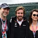 Fernando Alonso (ESP) McLaren with Penelope Cruz (ESP) Actress and Javier Bardem (ESP) Actor at Formula One World Championship, Rd7, Canadian Grand Prix, Race, Montreal, Canada, Sunday 12 June 2016. © Sutton Images