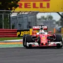 Sebastian Vettel (GER) Ferrari SF16-H runs wide at Formula One World Championship, Rd7, Canadian Grand Prix, Race, Montreal, Canada, Sunday 12 June 2016. © Sutton Images