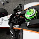 Nico Hulkenberg (GER) Force India VJM09 on the grid at Formula One World Championship, Rd7, Canadian Grand Prix, Race, Montreal, Canada, Sunday 12 June 2016. © Sutton Images