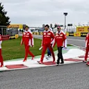 Sebastian Vettel (GER) Ferrari walks the track at Formula One World Championship, Rd7, Canadian Grand Prix, Preparations, Montreal, Canada, Thursday 9 June 2016. © Sutton Images