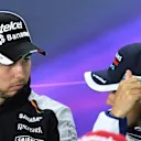 Sergio Perez (MEX) Force India and Felipe Massa (BRA) Williams in the Press Conference at Formula One World Championship, Rd7, Canadian Grand Prix, Preparations, Montreal, Canada, Thursday 9 June 2016. © Sutton Images