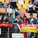 Fans and flags at Formula One World Championship, Rd3, Chinese Grand Prix, Practice, Shanghai, China, Friday 15 April 2016. © Sutton Motorsport Images