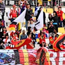 Sebastian Vettel (GER) Ferrari fans and flags at Formula One World Championship, Rd3, Chinese Grand Prix, Practice, Shanghai, China, Friday 15 April 2016. © Sutton Motorsport Images
