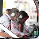 Mercedes AMG F1 pit wall gantry at Formula One World Championship, Rd3, Chinese Grand Prix, Practice, Shanghai, China, Friday 15 April 2016. © Sutton Motorsport Images