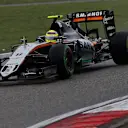 Sergio Perez (MEX) Force India VJM09 at Formula One World Championship, Rd3, Chinese Grand Prix, Qualifying, Shanghai, China, Saturday 16 April 2016. © Sutton Motorsport Images