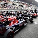 Cars in parc ferme at Formula One World Championship, Rd3, Chinese Grand Prix, Qualifying, Shanghai, China, Saturday 16 April 2016. © Sutton Motorsport Images