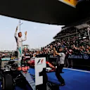 Race winner Nico Rosberg (GER) Mercedes AMG F1 celebrates in parc ferme at Formula One World Championship, Rd3, Chinese Grand Prix, Race, Shanghai, China, Sunday 17 April 2016. © Sutton Motorsport Images