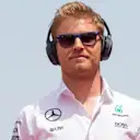 Nico Rosberg (GER) Mercedes AMG F1 on the drivers parade at Formula One World Championship, Rd3, Chinese Grand Prix, Race, Shanghai, China, Sunday 17 April 2016. © Sutton Motorsport Images