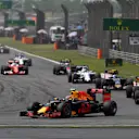 Daniil Kvyat (RUS) Red Bull Racing RB12 at the start of the race at Formula One World Championship, Rd3, Chinese Grand Prix, Race, Shanghai, China, Sunday 17 April 2016. © Sutton Motorsport Images