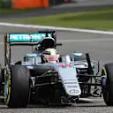 Lewis Hamilton (GBR) Mercedes-Benz F1 W07 Hybrid with broken front wing on lap one at Formula One World Championship, Rd3, Chinese Grand Prix, Race, Shanghai, China, Sunday 17 April 2016. © Sutton Motorsport Images