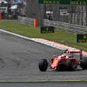 Kimi Raikkonen (FIN) Ferrari with broken front wing on lap one at Formula One World Championship, Rd3, Chinese Grand Prix, Race, Shanghai, China, Sunday 17 April 2016. © Sutton Motorsport Images