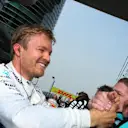 Race winner Nico Rosberg (GER) Mercedes AMG F1 celebrates in parc ferme at Formula One World Championship, Rd3, Chinese Grand Prix, Race, Shanghai, China, Sunday 17 April 2016. © Sutton Motorsport Images