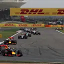 Daniel Ricciardo (AUS) Red Bull Racing RB12 leads at the start of the race at Formula One World Championship, Rd3, Chinese Grand Prix, Race, Shanghai, China, Sunday 17 April 2016. © Sutton Motorsport Images