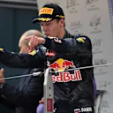 Daniil Kvyat (RUS) Red Bull Racing celebrates on the podium at Formula One World Championship, Rd3, Chinese Grand Prix, Race, Shanghai, China, Sunday 17 April 2016. © Sutton Motorsport Images