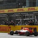 Daniil Kvyat (RUS) Red Bull Racing RB12 crosses the line at Formula One World Championship, Rd3, Chinese Grand Prix, Race, Shanghai, China, Sunday 17 April 2016. © Sutton Motorsport Images
