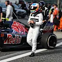 Fernando Alonso (ESP) McLaren in parc ferme at Formula One World Championship, Rd3, Chinese Grand Prix, Race, Shanghai, China, Sunday 17 April 2016. © Sutton Motorsport Images