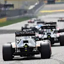 Nico Hulkenberg (GER) Force India VJM09 at Formula One World Championship, Rd3, Chinese Grand Prix, Race, Shanghai, China, Sunday 17 April 2016. © Sutton Motorsport Images