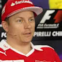 Kimi Raikkonen (FIN) Ferrari in the Press Conference at Formula One World Championship, Rd3, Chinese Grand Prix, Preparations, Shanghai, China, Thursday 14 April 2016. © Sutton Motorsport Images