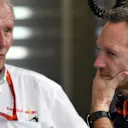 Christian Horner (GBR) Red Bull Racing Team Principal and Dr Helmut Marko (AUT) Red Bull Motorsport Consultant at Formula One World Championship, Rd8, European Grand Prix, Practice, Baku City Circuit, Baku, Azerbaijan, Friday 17 June 2016. © Sutton Images