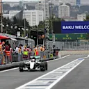 Lewis Hamilton (GBR) Mercedes-Benz F1 W07 Hybrid at Formula One World Championship, Rd8, European Grand Prix, Practice, Baku City Circuit, Baku, Azerbaijan, Friday 17 June 2016. © Sutton Images