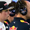 Max Verstappen (NED) Red Bull Racing and Gianpiero Lambiase (ITA) Red Bull Racing Race Engineer at Formula One World Championship, Rd8, European Grand Prix, Practice, Baku City Circuit, Baku, Azerbaijan, Friday 17 June 2016. © Sutton Images