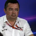 Eric Boullier (FRA) McLaren Racing Director in the Press Conference at Formula One World Championship, Rd8, European Grand Prix, Practice, Baku City Circuit, Baku, Azerbaijan, Friday 17 June 2016. © Sutton Images
