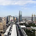 Aerial view at Formula One World Championship, Rd8, European Grand Prix, Qualifying, Baku City Circuit, Baku, Azerbaijan, Saturday 18 June 2016. © Sutton Images