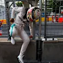 Lewis Hamilton (GBR) Mercedes AMG F1 after crashing out in Q3 at Formula One World Championship, Rd8, European Grand Prix, Qualifying, Baku City Circuit, Baku, Azerbaijan, Saturday 18 June 2016. © Sutton Images