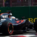 Fernando Alonso (ESP) McLaren MP4-31 at Formula One World Championship, Rd8, European Grand Prix, Qualifying, Baku City Circuit, Baku, Azerbaijan, Saturday 18 June 2016. © Sutton Images