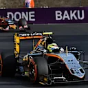 Sergio Perez (MEX) Force India VJM09 at Formula One World Championship, Rd8, European Grand Prix, Qualifying, Baku City Circuit, Baku, Azerbaijan, Saturday 18 June 2016. © Sutton Images