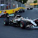 Lewis Hamilton (GBR) Mercedes-Benz F1 W07 Hybrid at Formula One World Championship, Rd8, European Grand Prix, Race, Baku City Circuit, Baku, Azerbaijan, Sunday 19 June 2016. © Sutton Images
