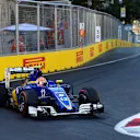 Felipe Nasr (BRA) Sauber C35 at Formula One World Championship, Rd8, European Grand Prix, Race, Baku City Circuit, Baku, Azerbaijan, Sunday 19 June 2016. © Sutton Images