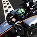 Nico Hulkenberg (GER) Force India VJM09 on the grid at Formula One World Championship, Rd8, European Grand Prix, Race, Baku City Circuit, Baku, Azerbaijan, Sunday 19 June 2016. © Sutton Images